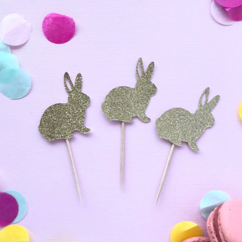 Bunny Cupcake Toppers