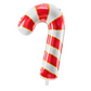 red candy cane balloon - glitter paper scissors