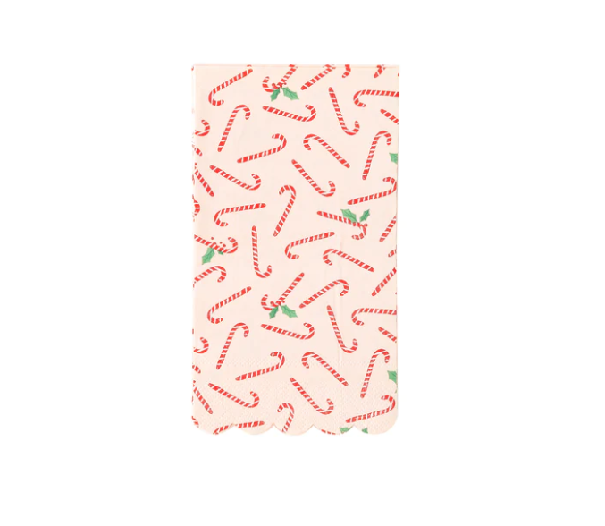 Candy Cane Dinner Napkins (SET of 24)