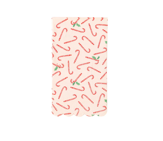 Candy Cane Dinner Napkins (SET of 24)