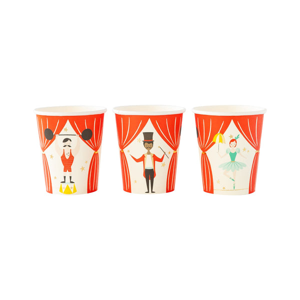 carnival paper cups, 3 designs - my minds eye