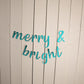 Merry & Bright Banner - glitterpaperscissors