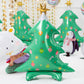 christmas tree balloon - glitter paper scissors