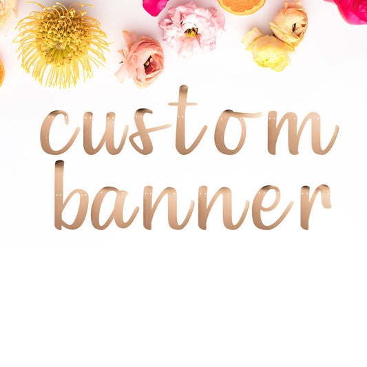 Custom banner