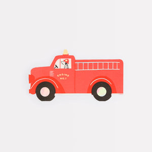 Fire Truck Napkins - Meri Meri