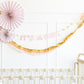 BABY PINK/CREAM/GOLD CREPE FESTOON - glitterpaperscissors