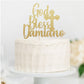 Personalized God Bless Cake Topper