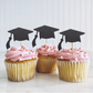 Grad Hat Cupcake Toppers