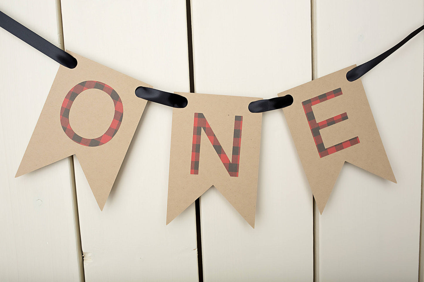 Lumberjack One Banner - glitterpaperscissors