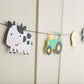 Farm Animal Garland - glitterpaperscissors
