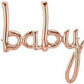 Baby Balloon (rose gold) - glitterpaperscissors