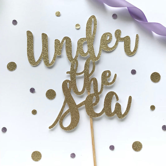 Under the Sea Cake Topper - glitterpaperscissors