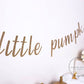 Little Pumpkin Banner - glitterpaperscissors