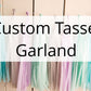 Custom Tassel Banner - glitterpaperscissors