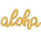 Aloha Gold Balloon - glitterpaperscissors