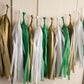 St Patricks Day Tassels - glitterpaperscissors