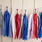 Red White & Blue Tassels - glitterpaperscissors