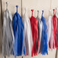 Red White & Blue Tassels - glitterpaperscissors
