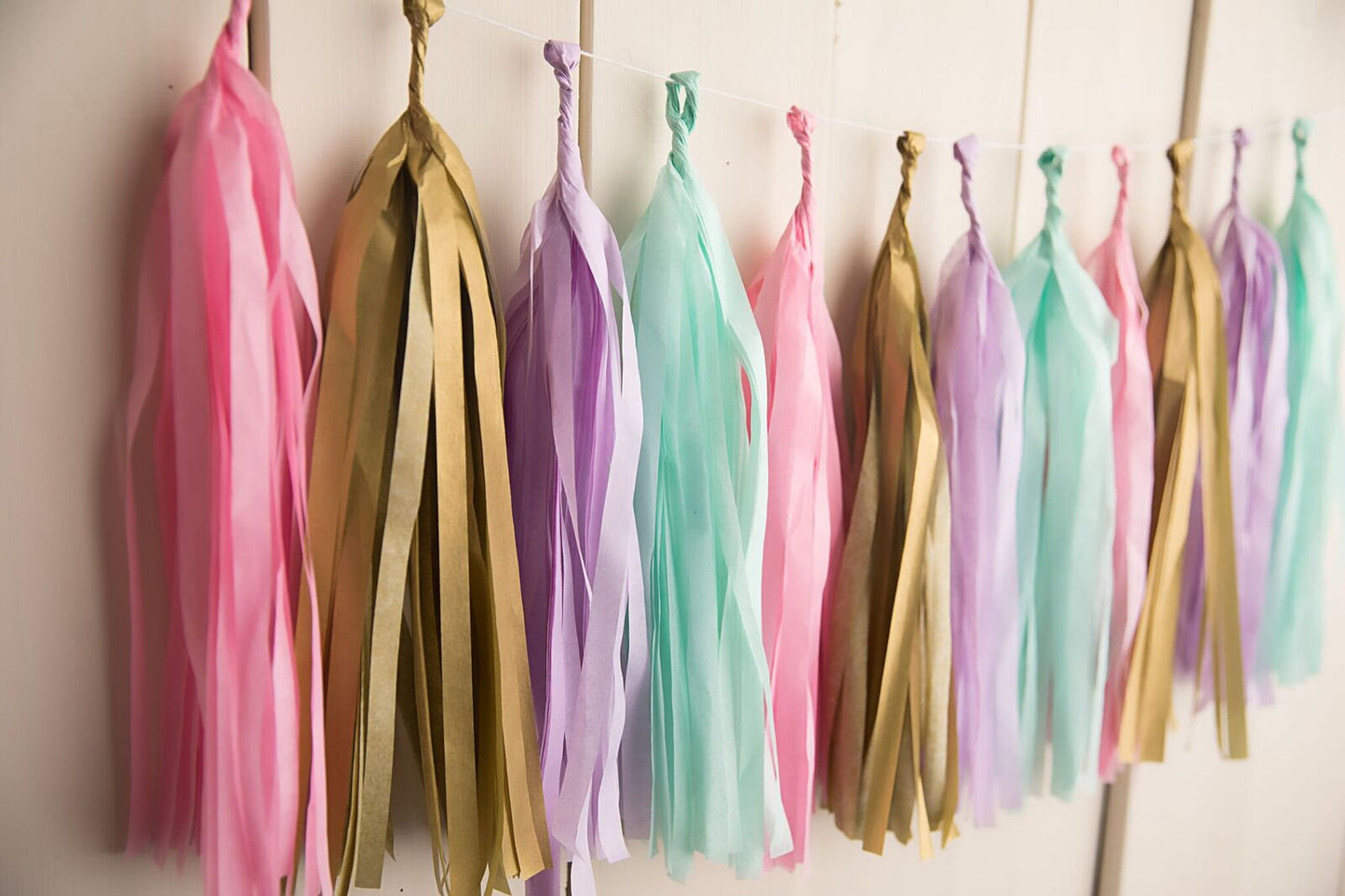 Mermaid Tassel Banner - glitterpaperscissors