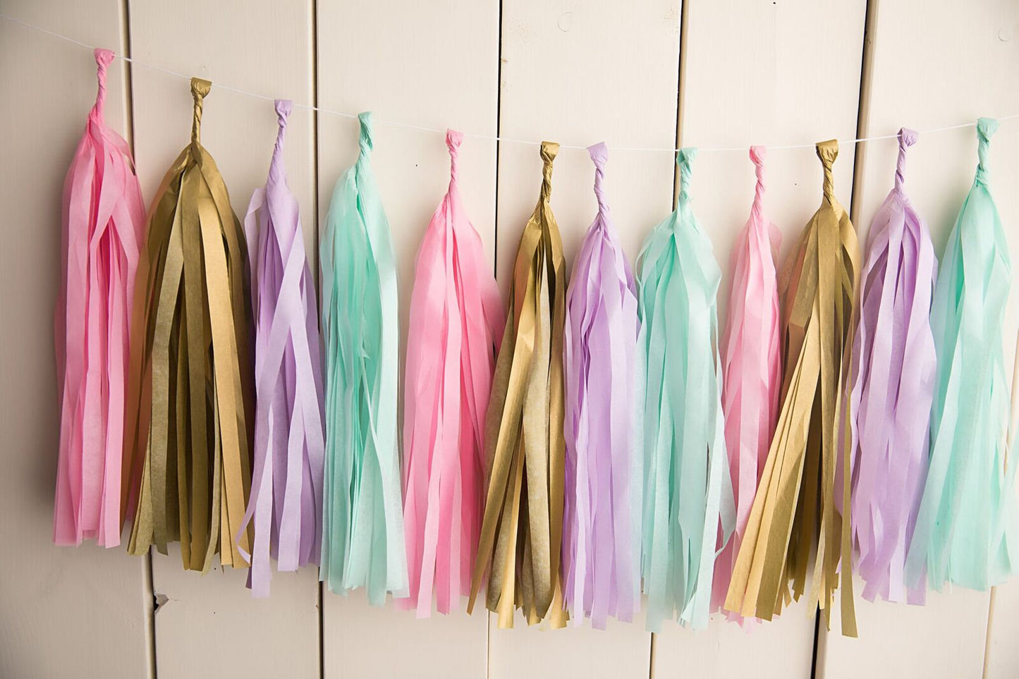 Mermaid Tassel Banner - glitterpaperscissors