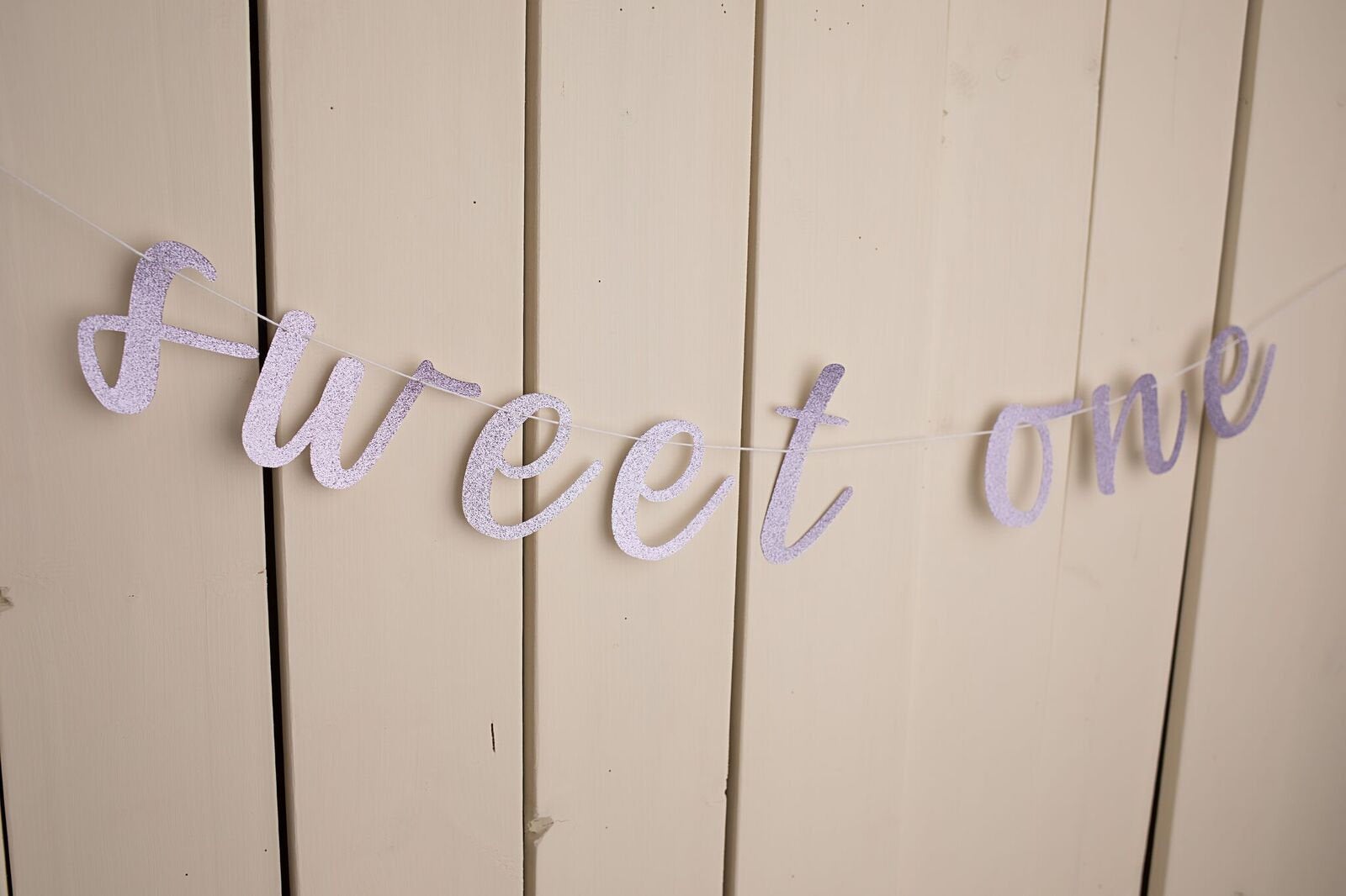 Sweet one Glitter Banner - glitterpaperscissors