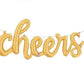 Cheers Gold Balloon - glitterpaperscissors
