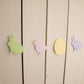 Easter Garland - Bunny Garland - Egg Garland-  Easter Decor - Spring Garland - Photography Prop - Party Decor - Easter Basket - glitterpaperscissors