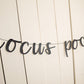 Hocus Pocus Banner - glitterpaperscissors