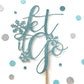 Let it Go Cake Topper - glitterpaperscissors