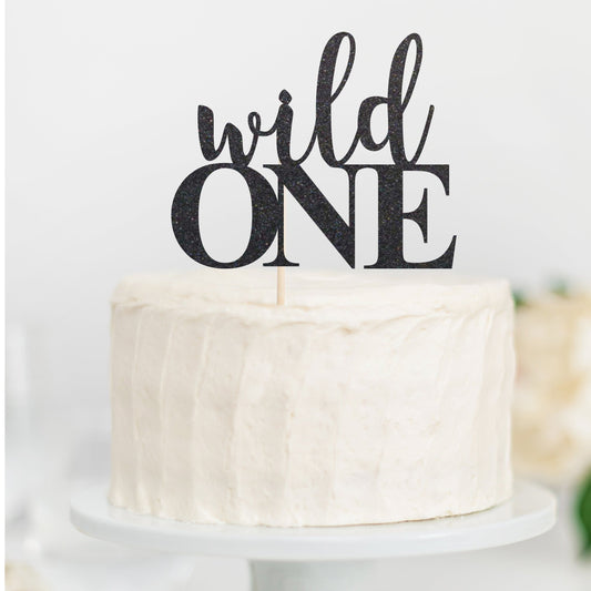 Wild One Cake Topper - glitterpaperscissors