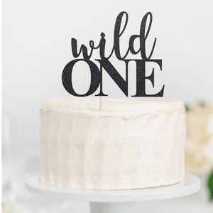 Wild One Cake Topper - glitterpaperscissors