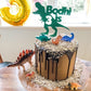 Dinosaur Cake Topper - glitterpaperscissors