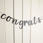 Congrats Grad Banner - glitterpaperscissors