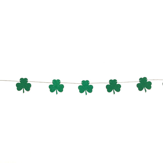 mini shamrock garland