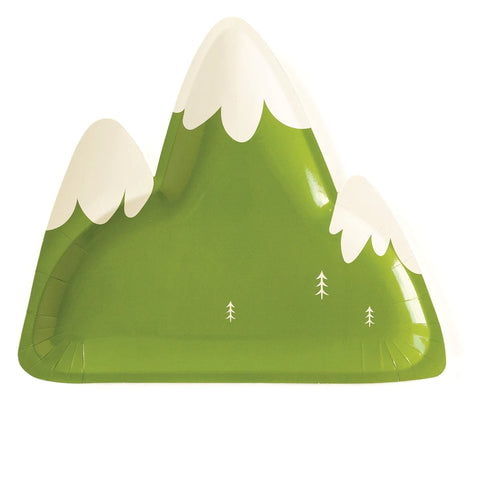 green mountain plates - glitter paper scissors