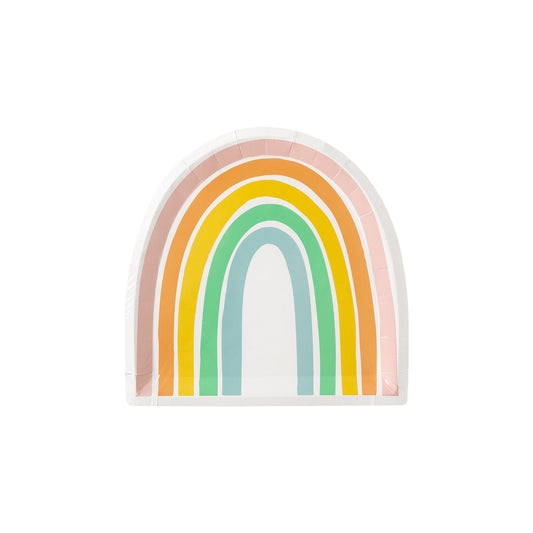 Pastel Rainbow Plates