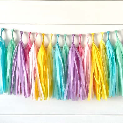 pastel tassels