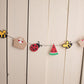 picnic themed garland- glitterpaperscissors