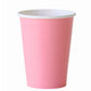 pink paper cup - glitter paper scissors