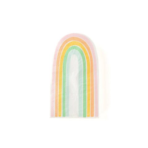 pastel rainbow napkins - my minds eye