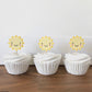 Sunshine Cupcake Toppers - glitterpaperscissors