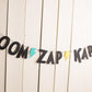 Boom Zap Kapow Super Hero Banner